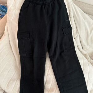 TNA Cozy Fleece Sweatpants in Black